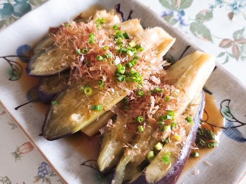 レンジで簡単！！茄子の煮浸し♪